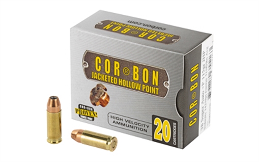 Picture of Corbon Ammo Self Defense, 38 Super, 115 Grain, Jacketed Hollow Point, +P, 20 Round Box 38X11520 757750355163