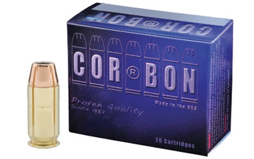 Picture of Corbon Ammo Self Defense, 45ACP, 165 Grain, Jacketed Hollow Point, +P, 20 Round Box 45165