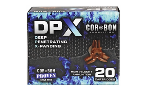 Picture of Corbon Ammo Deep Penetrating X Bullet, 45LC, +P, 225 Grain, Barnes X, 20 Round Box DPX45C225