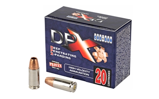 Picture of Corbon Ammo Deep Penetrating X Bullet, 9MM, +P, 115 Grain, Barnes X, 20 Round Box DPX09115 DPX09115/20