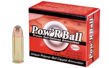 Picture of Corbon Ammo Pow'rBall, 38 Super Auto +P, 100 Grain, Polymer-Tipped, 20 Round Box PB38X100 PB38X100/20