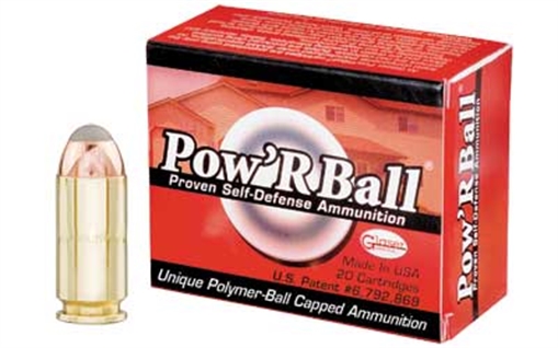 Picture of Corbon Ammo Pow'rBall, 40S&W, 135 Grain, Polymer-Tipped, 20 Round Box PB40135 PB40135/20