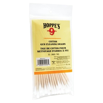 Picture of COTTON CLEANING SWAB 100 CT WOOD GRAIN 5.9 LONG POLY BAG T07