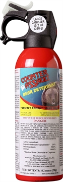Picture of Counter Assault Bear Spray Capsaicin Range 32 ft-7 Seconds 10.20 oz 15067034