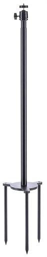 Picture of Covert Scouting Cameras T60 Field Mount Black Aluminum, Fits Covert Wireless Cameras, 23-48" High CC2564