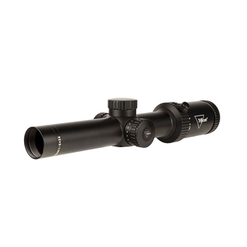 Picture of Trijicon Credo HX 1-6x24mm First Focal Plane Riflescope with Red MOA Segmented Circle, 30mm Tube, Satin Black, Low Capped Adjusters CRHX624-C-2900021