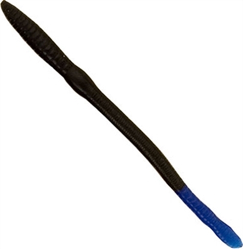 Picture of CREME LURES SCOUNDREL 6" 4PK BLK/BLUE TAIL 120-66-7