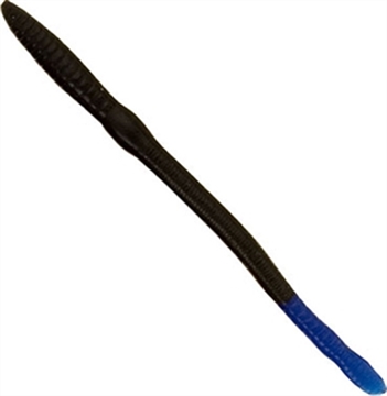 Picture of CREME LURES SCOUNDREL 6" 4PK BLK/BLUE TAIL 120-66-7