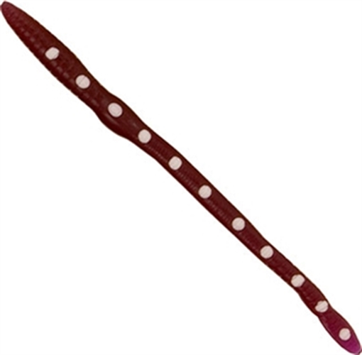 Picture of CREME LURES SCOUNDREL 8" 9PK PUR/WHT DOTS 370-99-7