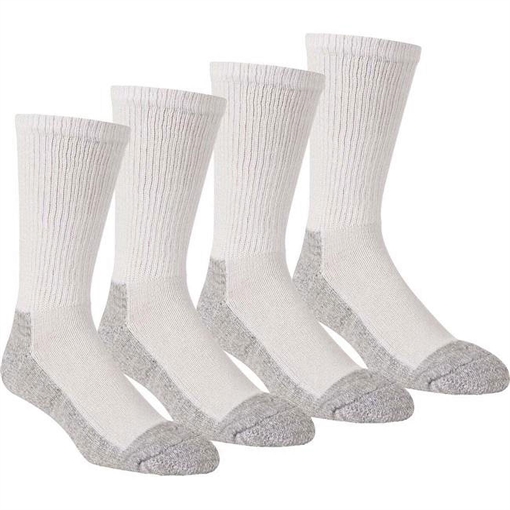 Picture of CRESCENT SOCK COMPANY WRK CREW SOCK 9-12 WHT 4PK 72375
