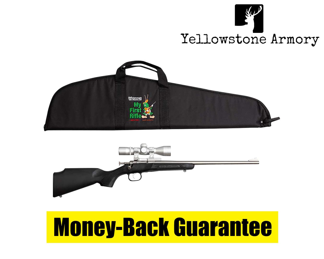 Keystone Crickett Package Rifle 22 LR 16 in. Black S/S with KSA2245BSC ...