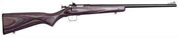 Picture of Crickett Youth 22 LR 1rd 16.12" Stainless Steel Barrel, Fixed Front/Adjustable Rear Peep Sights, Purple Laminate Stock w/11.5" LOP, Rebounding Firing Pin Safety KSA2228
