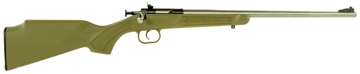 Picture of Crickett My First Rifle Youth 22 LR 1rd 16.13" Stainless Steel Barrel, Blued Drilled & Tapped Receiver, Desert Tan w/Webbing Fixed Synthetic Stock, Right Hand KSA2243