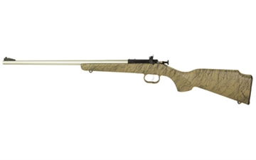 Picture of Keystone Sporting Arms Crickett, Bolt Action Rifle, Compact, 22 LR, 16.1" Barrel, Stainless Steel, Tan Stock, Single Shot KSA2443