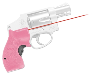 Picture of Crimson Trace 01-3480-1 LG-105 Pink Lasergrips Red Laser Smith & Wesson J-Frame Round Butt 0134801