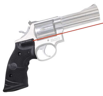 Picture of Crimson Trace LG-308 Lasergrips Black Red Laser Smith & Wesson K & L Frames Round Butt 011290