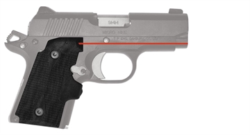 Picture of Crimson Trace Corporation Hi-Brite Laser Grip, Fits Kimber Micro 9, Rubber Wraparound, Black Finish, User Installed 01-5260-1 0152601