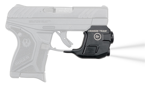 Picture of Crimson Trace LTG-778 For Ruger LCP II Lightguard Black Anodized 110 Lumens White LED Light 0183401