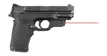 Picture of Crimson Trace Corporation Laserguard, Fits Smith & Wesson M&P 380EZ, 9EZ, and M&P 22 Compact, Front Activated, Red Laser, Black Finish 01-9870-1 0198701