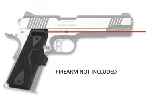 Picture of Crimson Trace Corporation Hi-Brite LaserGrip, Fits 1911 Government/Commander, Black, Front Activated 01-1200 011200