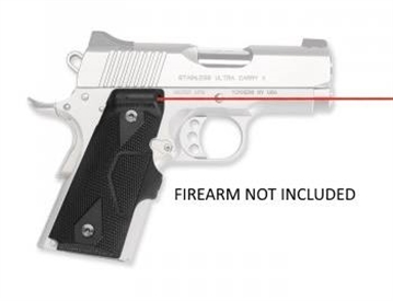 Picture of Crimson Trace LG-404 Front Activation Lasergrips Black Red Laser 1911 Compact 011210
