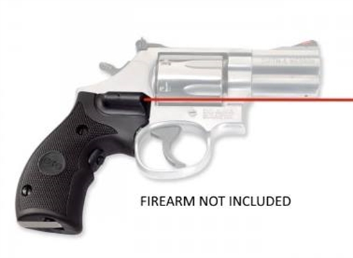 Picture of Crimson Trace Corporation Hi-Brite LaserGrip, Fits Compact Smith & Wesson K, L-Frame Round Butt, Rubber Overmold 01-1180 011180