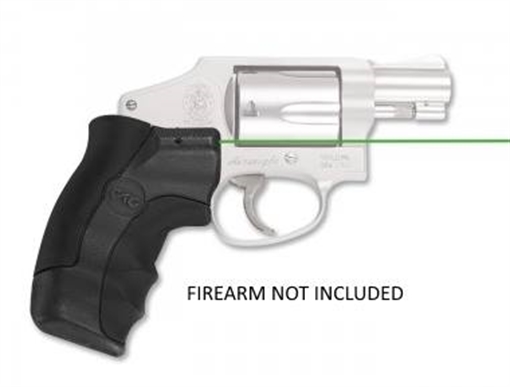 Picture of Crimson Trace Corporation Hi-Brite LaserGrip, Fits S&W J-Frame, Black Finish, Rubber Wraparound, Green Laser 01-4610-1 LG-350G