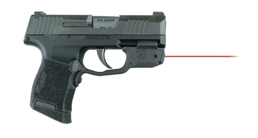 Picture of Crimson Trace Corporation Laserguard, Fits Sig Sauer P365, Front Activated, Red Laser, Black Finish 01-8150-1 0181501