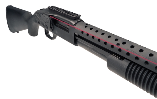 Picture of Crimson Trace Corporation Lasersaddle, Ambidextrous Activation, Fits Mossberg Shockwave/500/590, Black 01-7810-1 0178101