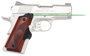 Picture of Crimson Trace LG-902G Lasergrips Master Series Black Green Laser 1911 Compact LG902G