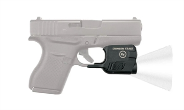 Picture of Crimson Trace Corporation Lightguard, 110 Lumen LED White Light, Dual Side Activation, Fits Glock 42/43, Black 01-8290-1 0182901