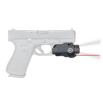 Picture of Crimson Trace CMR-207 Red Laser Sight & Tactical Light Rail Master Pro Black Red Laser 5mW/400 Lumens 633nM Wavelength, Picatinny/Weaver/Accessory Rail Mount 0177301