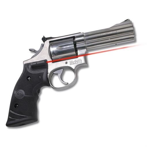 Picture of Crimson Trace 011280 Lasergrips Black Red Laser Smith & Wesson K & L Frames Square Butt 011280 LG-307