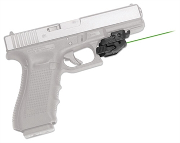 Picture of Crimson Trace Crimson Defender Rail Master Green Universal Handgun Laser Sight Black 01-3000227