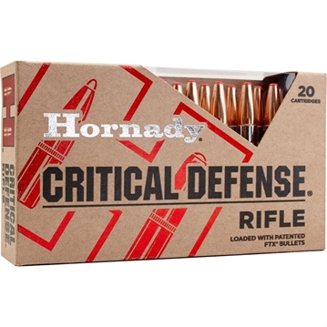 Picture of Hornady Critical Defense 223Rem 55gr Flex Tip eXpanding 20 Per Box/10 Case 80270