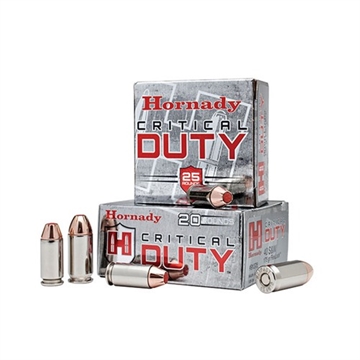 Picture of Hornady Critical Duty 9mmLuger+P 135gr Hornady FlexLock 25 Per Box/10 Case 90226
