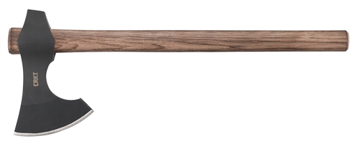Picture of Columbia River Knife & Tool BERSERKER, 4.65" Axe w/ Hammer Edge, 19" OAL, 1055 Carbon Steel, Manganese Phosphate Coating, Tennessee Hickory Handle 2736