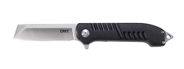 Picture of CRKT Razel GT 3.02" Folding Chisel Plain Satin 8Cr13MoV SS Blade Black/ Aluminum Handle Includes Pocket Clip 4031