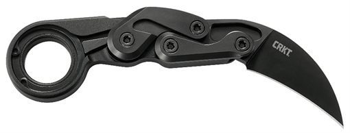 Picture of Columbia River Knife & Tool PROVOKE FIRST RESPONDER, Folding Knife with Kinematic, Plain Edge, D2 Steel Blade, Titanium Nitride Finish, 6061 T6 Aluminum Handle, Ceramic Glass Breaker, Boltaron Sheath 4042