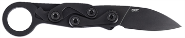 Picture of Columbia River Knife & Tool Provoke EDC, Folding Knife, 2.56" Drop Point Blade, D2 Blade Steel, 7.25" Overall Length, Titanium Nitride Finish, Black, Black Aluminum Handle, Liner Lock 4050K