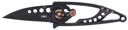 Picture of Columbia River Knife & Tool Snap Lock, Folding Knife, 2.55" Wharncliffe Blade, 420J2 Blade Steel, 6.25" Overall Length, Titanium Nitride Finish, Black, Snap Lock 5102NK