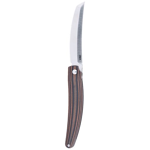 Picture of CRKT Ancestor EDC 3.60" Folding Tanto Plain Satin D2 Steel Blade, Black/Brown Stripe G10 Handle 5930