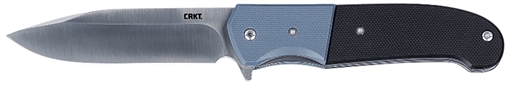 Picture of CRKT Ignitor 3.48" Folding Drop Point Plain Satin 8Cr13MoV SS Blade/ Blue/Black G10 Handle Includes Pocket Clip 6880