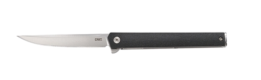Picture of Columbia River Knife & Tool CEO FLIPPER, 3.35" Folding Knife w/ Liner Lock, Plain Edge, AUS 8 Steel Blade, Satin Finish, Glass Reinforced Nylon Handle, IKBS 7097