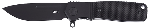 Picture of CRKT Homefront EDC Compact 2.91" Folding Aluminum/G10 Plain Black DLC S35VN SS Blade, Black G10 Handle K245KKP