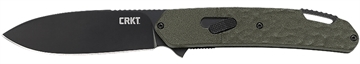Picture of CRKT Bona Fide OD Green Folding Knife 3 1/2" Blade K542GKP