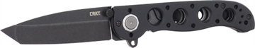 Picture of CRKT M16-02DB 3.1" PLAIN EDGE TANTO BLACK BLD W/DEADBOLT AS! M1602DB