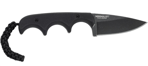 Picture of Columbia River Knife & Tool MINIMALIST Drop Point, 2.16" Fixed Blade, Plain Edge, 5Cr13MoV Steel Blade, Stonewash Finish, G10 Handle, Thermoplastic Sheath 2384K