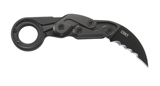 Picture of Columbia River Knife & Tool PROVOKE w/ VEFF SERRATIONS, Folding Knife with Kinematic, Combination Edge, D2 Steel Blade, Titanium Nitride Finish, 6061 T6 Aluminum Handle 4040V