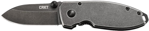 Picture of CRKT Squid Black Stonewash Knife 2-1/5" Drop Point Blade 2490KSC
